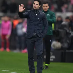 Mikel Arteta at Olympiacos: Arsenal's Europa League Battle, Piraeus 2020 Mikel Arteta at Olympiacos: Arsenal's Europa League Battle, Piraeus 2020