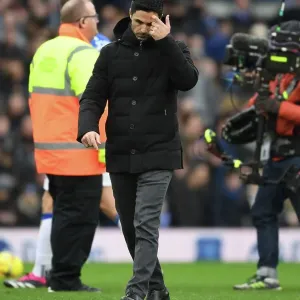 Mikel Arteta Reacts After Arsenal's Clash Against Everton in Premier League 2022-23