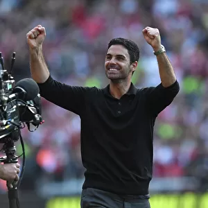 Mikel Arteta Reacts After Arsenal's Clash Against Manchester United (2023-24)