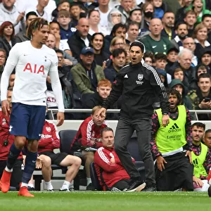 Mikel Arteta Reacts to Foul by Dele Alli: Tottenham vs. Arsenal, 2021-22 Season
