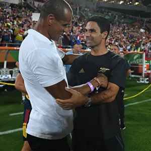 Mikel Arteta and Rivaldo Reunite: Arsenal's Manager Meets His Idol After Florida Cup Match Against Chelsea