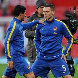 Mikel Arteta and Thomas Vermaelen: Pre-Match Conversation (Manchester United vs Arsenal, 2013-14) Mikel Arteta and Thomas Vermaelen: Pre-Match Conversation (Manchester United vs Arsenal, 2013-14)