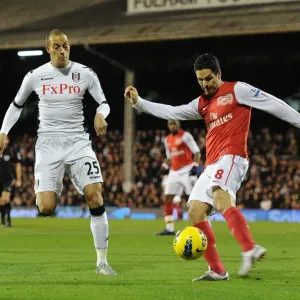 Mikel Arteta vs Bobby Zamora: Battle at Craven Cottage - Fulham vs Arsenal, Premier League 2011-12