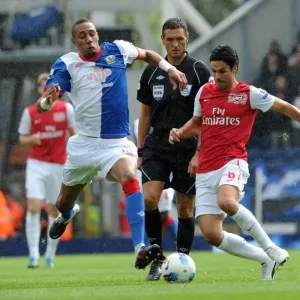 Mikel Arteta vs. Steven Nzonzi: Thrilling 4-3 Barclays Premier League Encounter between Blackburn Rovers and Arsenal, September 17, 2011