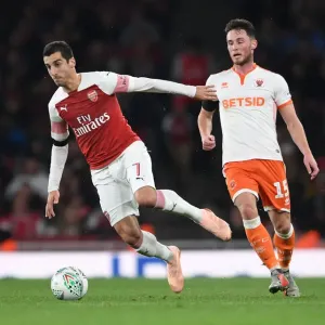 Mkhitaryan vs Thompson: Arsenal's Battle in the Carabao Cup against Blackpool