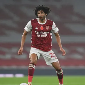 Mohamed Elneny: In Action for Arsenal Against Aston Villa, Premier League 2020-21