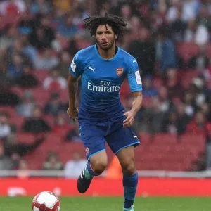 Mohamed Elneny (Arsenal). Arsenal 5: 2 SL Benfica. Emirates Cup Day One. Emirates Stadium Mohamed Elneny (Arsenal). Arsenal 5: 2 SL Benfica. Emirates Cup Day One. Emirates Stadium