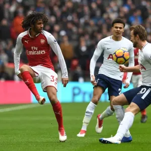 Mohamed Elneny (Arsenal). Tottenham Hotspur 1: 0 Arsenal. Premier League. Wembley Stadium Mohamed Elneny (Arsenal). Tottenham Hotspur 1: 0 Arsenal. Premier League. Wembley Stadium