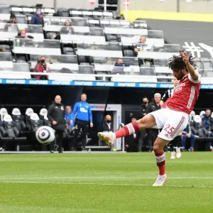 Mohamed Elneny Scores the Winning Goal: Newcastle United vs. Arsenal, Premier League 2021 (Behind Closed Doors)