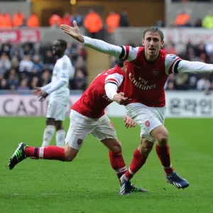 Monreal-Cazorla Strike: Swansea City vs. Arsenal, March 2013 Monreal-Cazorla Strike: Swansea City vs. Arsenal, March 2013