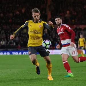 Monreal Under Pressure: Middlesbrough vs. Arsenal, Premier League 2016-17