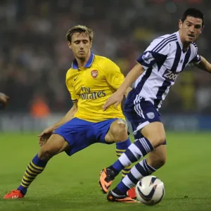 Monreal Shuts Down Dorrans: Arsenal vs. West Bromwich Albion, Capital One Cup 2013-14 Monreal Shuts Down Dorrans: Arsenal vs. West Bromwich Albion, Capital One Cup 2013-14