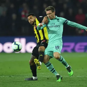 Monreal vs. Gray: A Premier League Battle at Vicarage Road