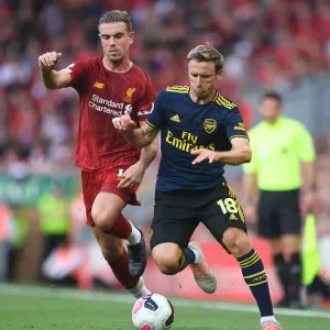 Monreal vs. Henderson: Intense Rivalry Unfolds at Anfield - Liverpool vs. Arsenal, Premier League 2019-20 Monreal vs. Henderson: Intense Rivalry Unfolds at Anfield - Liverpool vs. Arsenal, Premier League 2019-20