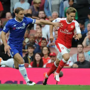 Monreal vs. Ivanovic Print, Emirates Stadium Match