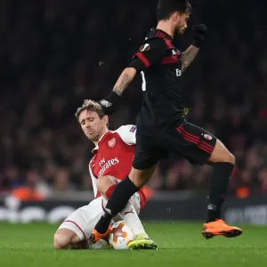 Monreal vs. Suso: A Football Battle at the Emirates - Arsenal vs. AC Milan, UEFA Europa League 2018