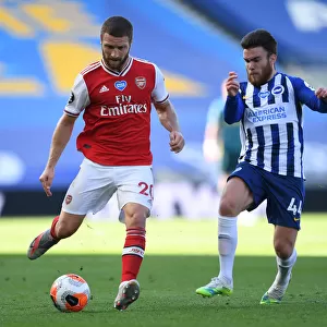 Mustafi Barely Escapes Pressure from Connolly in Intense Brighton vs. Arsenal Clash (Premier League 2019-20)