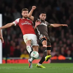 Mustafi vs Maupay: Clash at the Emirates - Arsenal vs Brentford, Carabao Cup 2018-19