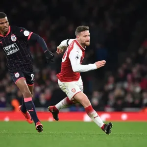 Mustafi vs. Mounie: Intense Battle at Emirates Stadium - Arsenal v Huddersfield Town, Premier League Mustafi vs. Mounie: Intense Battle at Emirates Stadium - Arsenal v Huddersfield Town, Premier League