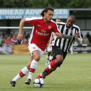 Nacer Barazite (Arsenal) Daniel Brown (Maidenhead). Maidenhead 1: 7 Arsenal