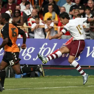 Nacer Barazite scores Arsenals 2nd goal Nacer Barazite scores Arsenals 2nd goal