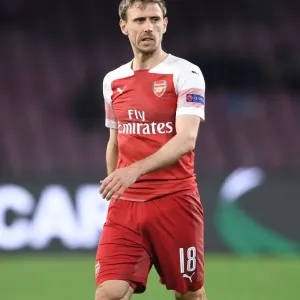 Nacho Monreal in Action: Arsenal vs. Napoli - UEFA Europa League Quarterfinals (April 2019)