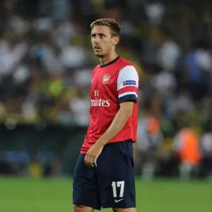 Nacho Monreal in Action: Arsenal vs. Fenerbahce, UEFA Champions League Play-offs (2013)
