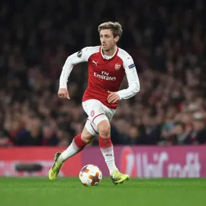 Nacho Monreal in Action: Arsenal vs AC Milan, UEFA Europa League 2018