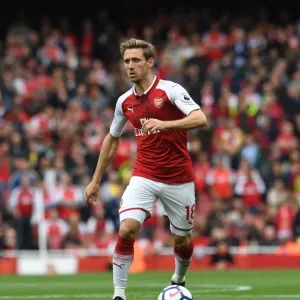 Nacho Monreal in Action: Arsenal vs Brighton & Hove Albion, Premier League 2017-18 Nacho Monreal in Action: Arsenal vs Brighton & Hove Albion, Premier League 2017-18