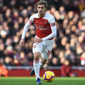 Nacho Monreal in Action: Arsenal vs Burnley, Premier League 2018-19