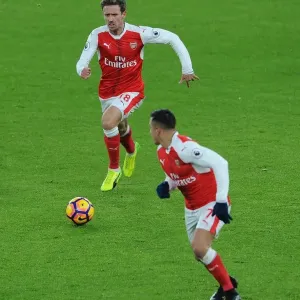 Nacho Monreal in Action: Arsenal vs Crystal Palace, Premier League 2016-17 Nacho Monreal in Action: Arsenal vs Crystal Palace, Premier League 2016-17