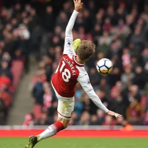 Nacho Monreal in Action: Arsenal vs Stoke City, Premier League 2017-18 Nacho Monreal in Action: Arsenal vs Stoke City, Premier League 2017-18