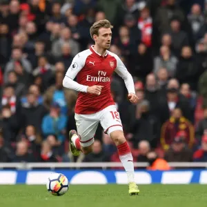 Nacho Monreal in Action: Arsenal vs Stoke City, Premier League 2017-18 Nacho Monreal in Action: Arsenal vs Stoke City, Premier League 2017-18