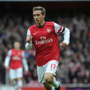 Nacho Monreal in Action: Arsenal vs Stoke City, Premier League 2012-13 Nacho Monreal in Action: Arsenal vs Stoke City, Premier League 2012-13