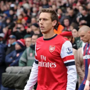 Nacho Monreal in Action: Arsenal vs Stoke City, Premier League 2012-13 Nacho Monreal in Action: Arsenal vs Stoke City, Premier League 2012-13