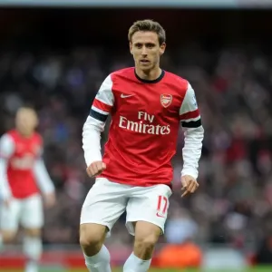 Nacho Monreal in Action: Arsenal vs Stoke City, Premier League 2012-13 Nacho Monreal in Action: Arsenal vs Stoke City, Premier League 2012-13