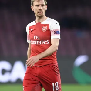 Nacho Monreal in Action: Arsenal's Europa League Battle at Napoli, 2019