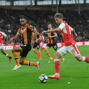 Nacho Monreal Print, Hull City vs Arsenal Premier League 2016 Nacho Monreal Print, Hull City vs Arsenal Premier League 2016