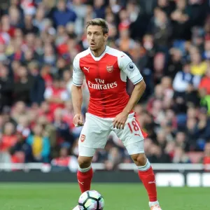 Nacho Monreal (Arsenal). Arsenal 0: 0 Middlesbrough. Premier League. Emirates Stadium Nacho Monreal (Arsenal). Arsenal 0: 0 Middlesbrough. Premier League. Emirates Stadium
