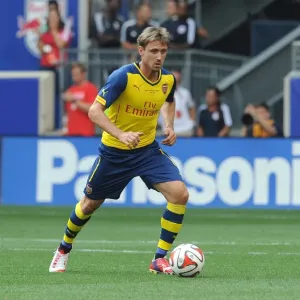 Nacho Monreal (Arsenal). New York Red Bulls 1: 0 Arsenal. Pre Season Friendly. Red Bulls Arena