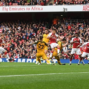 Nacho Monreal Scores Dramatic Winner for Arsenal Against Brighton & Hove Albion, 2017-18 Premier League