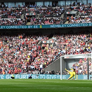 Nacho Monreal Scores the Winning Penalty: Arsenal Clinch FA Community Shield against Chelsea