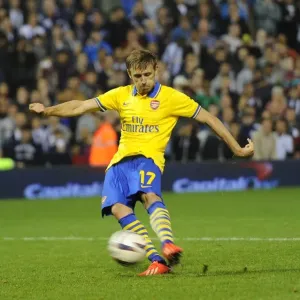 Nacho Monreal Scores the Winning Penalty: West Bromwich Albion vs. Arsenal - Capital One Cup 2013-14 Nacho Monreal Scores the Winning Penalty: West Bromwich Albion vs. Arsenal - Capital One Cup 2013-14