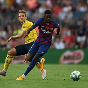 Nacho Monreal vs. Ousmane Dembele: FC Barcelona vs. Arsenal Pre-Season Clash, 2019