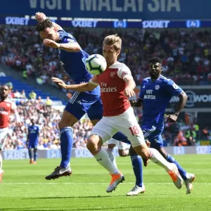 Nacho Monreal vs. Sean Morrison: Clash of the Defenders - Cardiff City vs. Arsenal FC, Premier League 2018-19 Nacho Monreal vs. Sean Morrison: Clash of the Defenders - Cardiff City vs. Arsenal FC, Premier League 2018-19