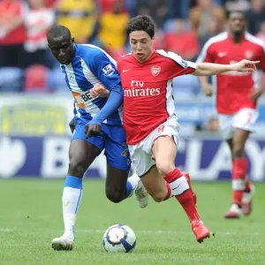 Nasri vs Diame: Wigan Athletic's Surprise 3-2 Victory Over Arsenal, FA Premier League, 2010