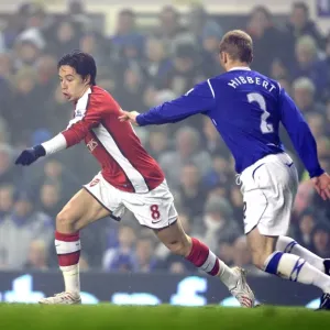 Nasri vs. Hibbert: The Intense Rivalry on the Field - Everton vs. Arsenal, Barclays Premier League, 2009 Nasri vs. Hibbert: The Intense Rivalry on the Field - Everton vs. Arsenal, Barclays Premier League, 2009