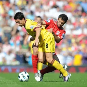 Nasri vs Mascherano: A Battle of Midfield Maestros in the 2010-11 Premier League Stalemate at Anfield