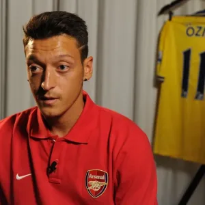 New Signing Mesut Ozil at Arsenal's Munich Photo Shoot