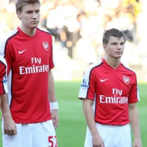 Nicklas Bendtner and Andrey Arshavin (Arsenal) Nicklas Bendtner and Andrey Arshavin (Arsenal)